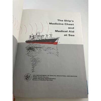 Vintage Nautical Books Set Ship Medicine Chest 1978 Knot Tying Maritime Survival - Thumbnail 6