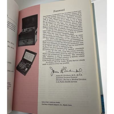 Vintage Nautical Books Set Ship Medicine Chest 1978 Knot Tying Maritime Survival - Thumbnail 8