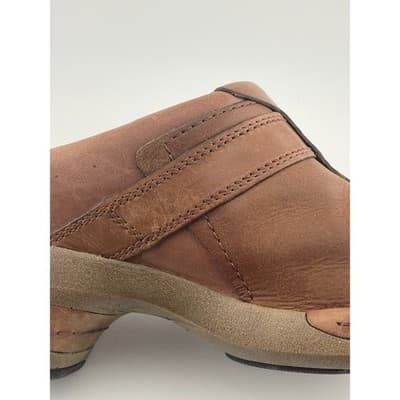 Merrell Dassie Stitch Brown Leather Comfort Clogs Slip On Women's 9 EU40 - Thumbnail 22