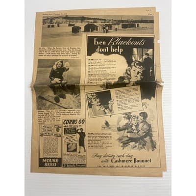 1943 WWII Color Map Pacific Theater "Beating Back to Tokyo" World Maps Newspaper - Thumbnail 4