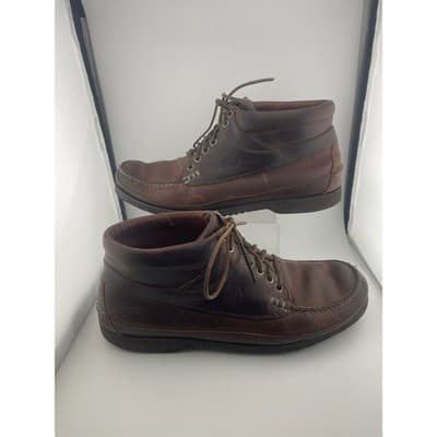 Timberland Men's Chukka Boots size 12 brown leather workwear - Thumbnail 6