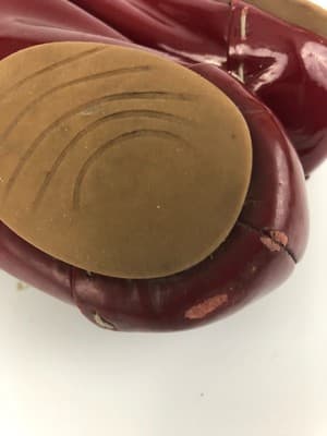 Kate Spade Burgundy patent Leather Loafers Size 8.5 - Thumbnail 4