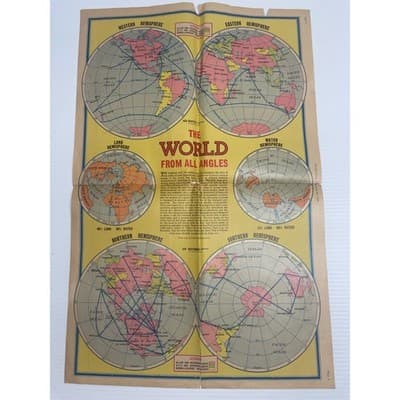 1943 WWII Color Map Pacific Theater "Beating Back to Tokyo" World Maps Newspaper - Thumbnail 10