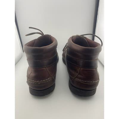 Timberland Men's Chukka Boots size 12 brown leather workwear - Thumbnail 4