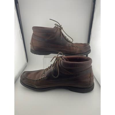 Timberland Men's Chukka Boots size 12 brown leather workwear - Thumbnail 5