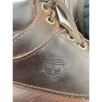 Timberland Men's Chukka Boots size 12 brown leather workwear - Thumbnail 8