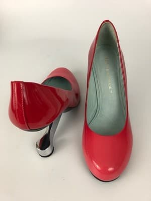 United Nude Eamz Pump Raspberry fade Patent Leather Size 39 Women's Shoes US 8.5 - Thumbnail 2