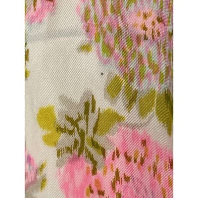 Vintage Adelaar Silk Floral Pussy Bow Blouse 40s 50s Pink Green Romantic Top - Thumbnail 10