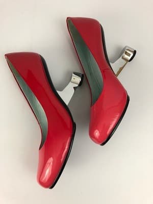 United Nude Eamz Pump Raspberry fade Patent Leather Size 39 Women's Shoes US 8.5 - Thumbnail 8
