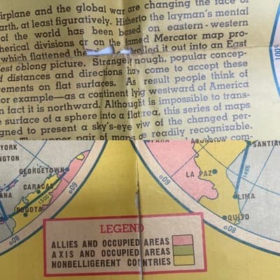 1943 WWII Color Map Pacific Theater "Beating Back to Tokyo" World Maps Newspaper - Thumbnail 24