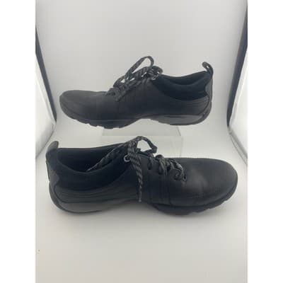 Merrell Mimosa Lena black leather women's comfort sneaker sz 6.5 EUC suede trim - Thumbnail 2