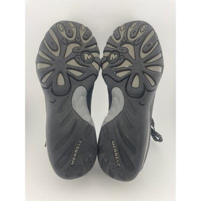 Merrell Mimosa Lena black leather women's comfort sneaker sz 6.5 EUC suede trim - Thumbnail 9