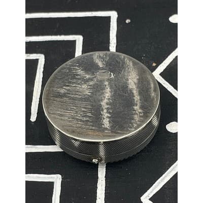 Vintage 800 Silver Persia Hand Painted Bone Pill Box Hunting Scene Round Trinket - Thumbnail 12