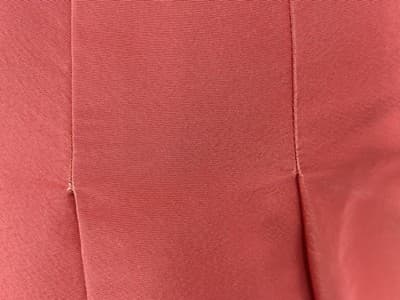 Oscar de La Renta Skirt Embroidered Silk Geometric Coral Size 6 Small A Line - Thumbnail 7