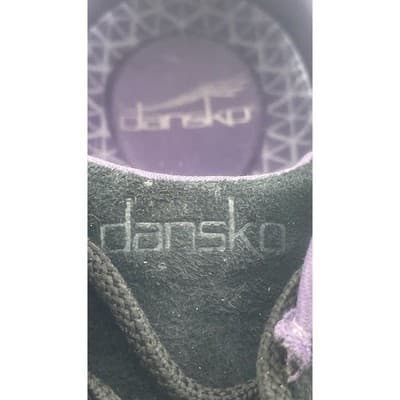 Dansko Paisley Black suede Sneakers Waterproof Comfort Vibram Women's size 39 - Thumbnail 16