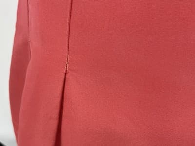 Oscar de La Renta Skirt Embroidered Silk Geometric Coral Size 6 Small A Line - Thumbnail 6