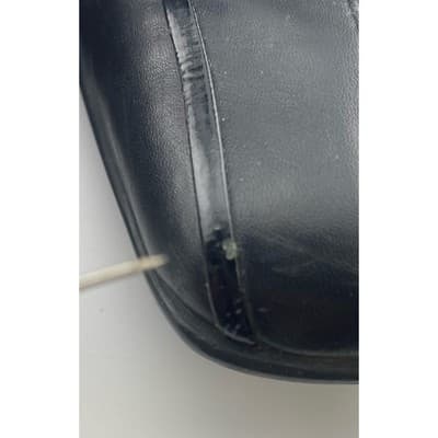 Sesto Meucci vintage 90's architectural black leather boots Italy sz 10.5 - Thumbnail 10