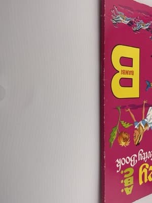 Disney Character color activity and book Vintage 1972 ABC Alice Bambi Cinderella - Thumbnail 4