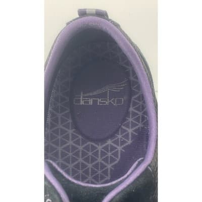 Dansko Paisley Black suede Sneakers Waterproof Comfort Vibram Women's size 39 - Thumbnail 15