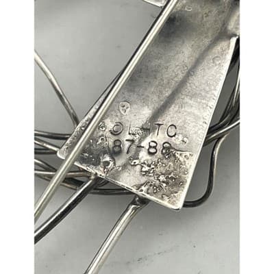 John Storey LHTC Sterling Silver Hairdresser Brooch 1987 1988 Wearable Art Pin - Thumbnail 14