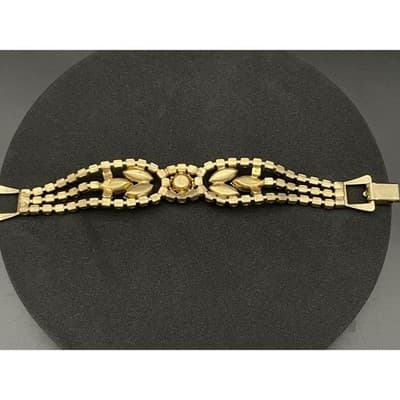 Vintage Aurora Borealis Rhinestone Parure Necklace Bracelet Earrings Jewelry Set - Thumbnail 18