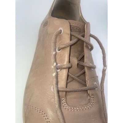 Keen Lorelaii II lace up sneaker women's sz 8.5 light taupe dusty lavender EUC - Thumbnail 13