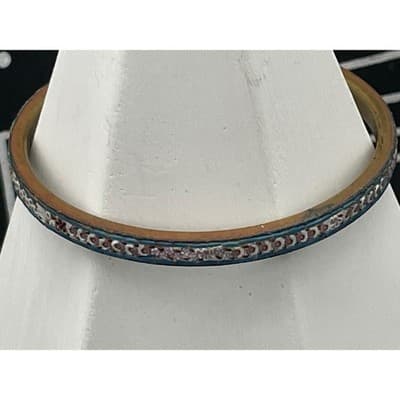 Vintage Micro Mosaic Bangle Venetian Bracelet Millefiori Early 20th Century - Thumbnail 12