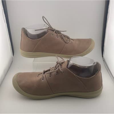 Keen Lorelaii II lace up sneaker women's sz 8.5 light taupe dusty lavender EUC - Thumbnail 2