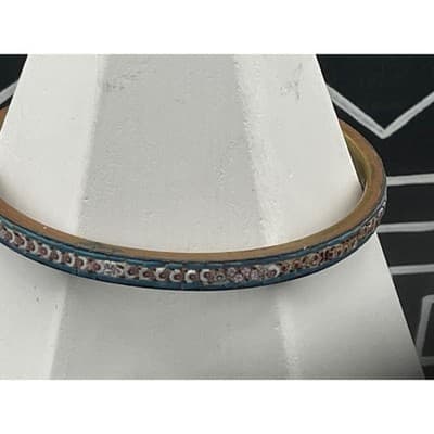 Vintage Micro Mosaic Bangle Venetian Bracelet Millefiori Early 20th Century - Thumbnail 11