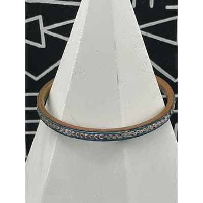 Vintage Micro Mosaic Bangle Venetian Bracelet Millefiori Early 20th Century - Thumbnail 6
