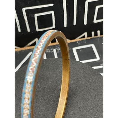 Vintage Micro Mosaic Bangle Venetian Bracelet Millefiori Early 20th Century - Thumbnail 14