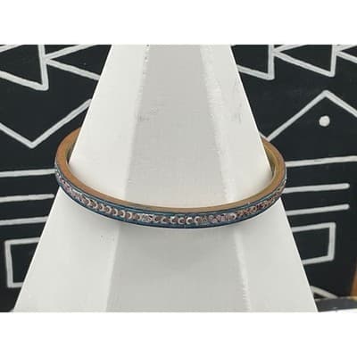 Vintage Micro Mosaic Bangle Venetian Bracelet Millefiori Early 20th Century - Thumbnail 10