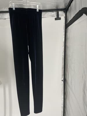 Black milk Navy Velvet Leggings High Waisted Size Small Inky Lush EUC - Thumbnail 3