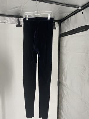 Black milk Navy Velvet Leggings High Waisted Size Small Inky Lush EUC - Thumbnail 4
