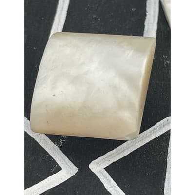 Antique Mother of Pearl Cufflinks Edwardian Patent Marked Mens Dress Accessories - Thumbnail 9