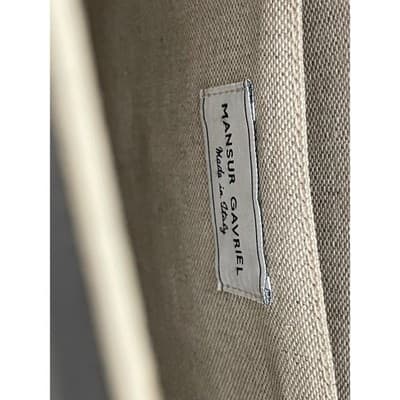 Mansur Gavriel Wave Bag White Leather Sculptural Shoulder Bag Italy Dust Bag - Thumbnail 17