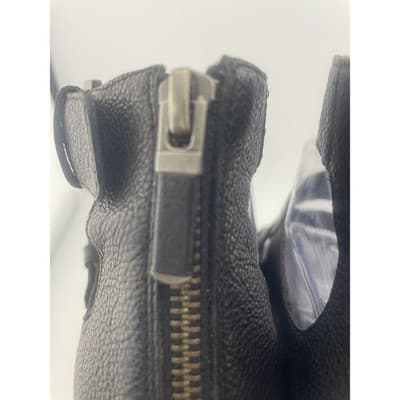 Eileen Fisher Black Leather Gladiator Buckle Zip Ankle Strap Sandals Women Sz 7 - Thumbnail 17