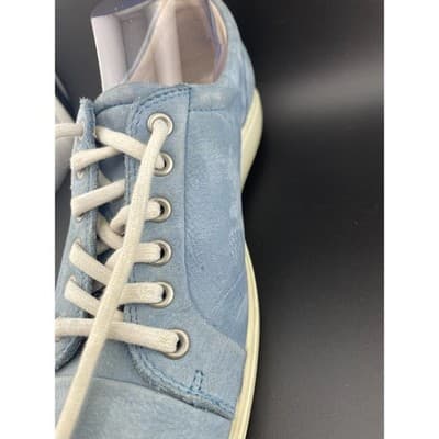 Ecco Soft 7 Women's Pastel Blue Nubuck sneakers size 41 Extra Wide Unisex sz 10 - Thumbnail 18