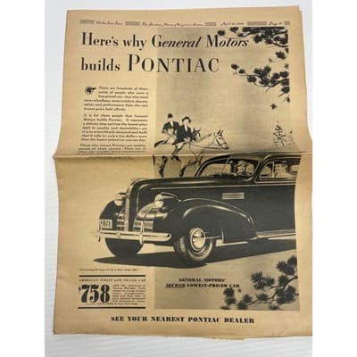 1939 New York World's Fair Futurama Aerial Map Newspaper Sunday Section NYC - Thumbnail 12
