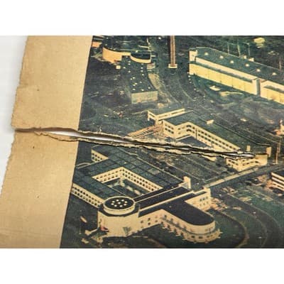 1939 New York World's Fair Futurama Aerial Map Newspaper Sunday Section NYC - Thumbnail 16