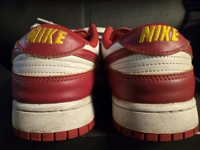 Nike Dunk Low Retro DD1391-602 Gym Red White - Mens Size 10.5 USC Colors - Thumbnail 5
