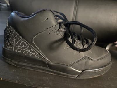 NIKE AIR JORDAN FLIGHT ORIGIN 2 YOUTH KIDS SHOES sz 3Y BLACK705160-004