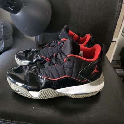 Nike Air Jordan Stay Loyal Men's Black/Chile Red/White, Size 7y Bred No Box