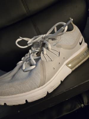 Nike Air Max Sequent Running Shoes White Women’s Size 10