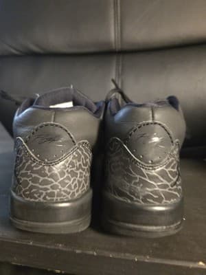 NIKE AIR JORDAN FLIGHT ORIGIN 2 YOUTH KIDS SHOES sz 3Y BLACK705160-004 - Thumbnail 3
