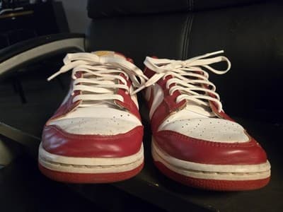 Nike Dunk Low Retro DD1391-602 Gym Red White - Mens Size 10.5 USC Colors - Thumbnail 7