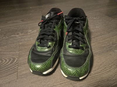 Nike Air Max 90 Green Python Snakeskin CD0916-001 Men’s Size 11.5 - Thumbnail 3
