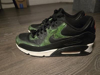 Nike Air Max 90 Green Python Snakeskin CD0916-001 Men’s Size 11.5 - Thumbnail 4