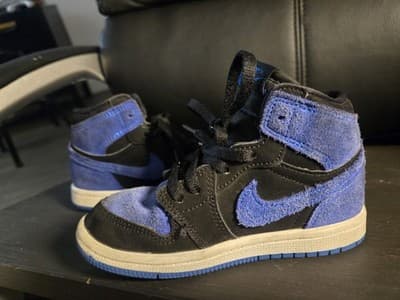 Nike Air Jordan Retro 1 High OG Royal Blue Reimagined FD1412-042 Kid Toddler 9c - Thumbnail 6