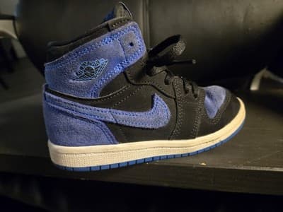 Nike Air Jordan Retro 1 High OG Royal Blue Reimagined FD1412-042 Kid Toddler 9c - Thumbnail 4